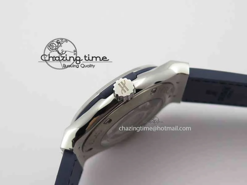 Fusion 42mm Titanium JJF 1:1 Best Edition Blue Dial On Gummy Strap A2892 V Youthful 6956