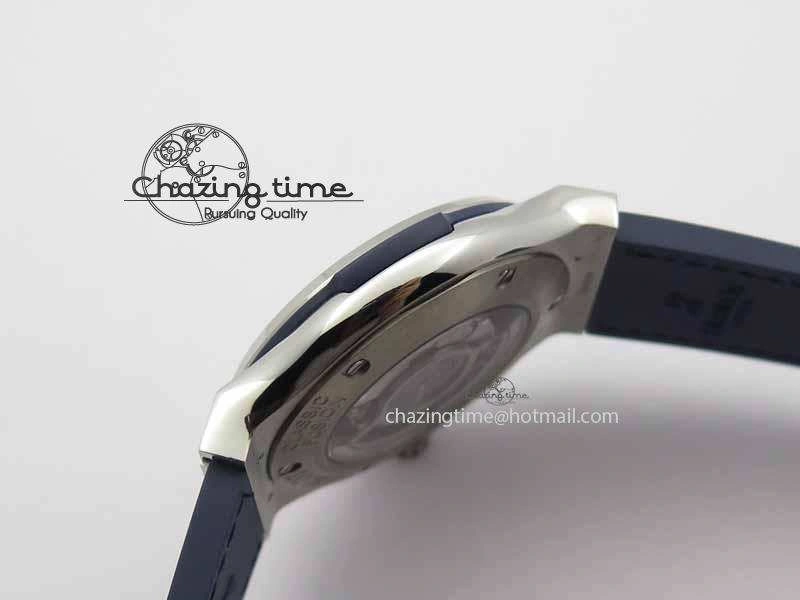 Fusion 42mm Titanium JJF 1:1 Best Edition Blue Dial On Gummy Strap A2892 V Youthful 6956