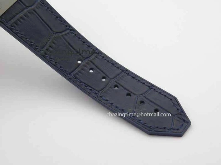 Fusion 42mm Titanium JJF 1:1 Best Edition Blue Dial On Gummy Strap A2892 V Youthful 6956