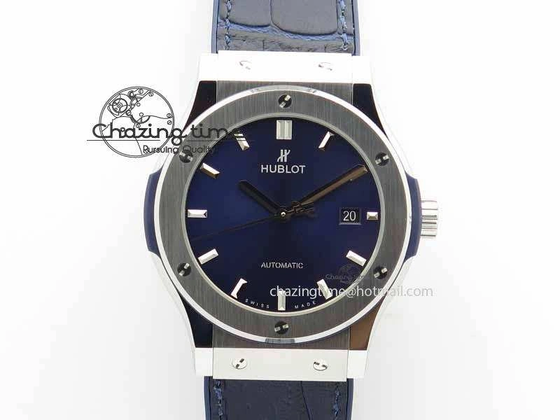 Fusion 42mm Titanium JJF 1:1 Best Edition Blue Dial On Gummy Strap A2892 V Youthful 6956
