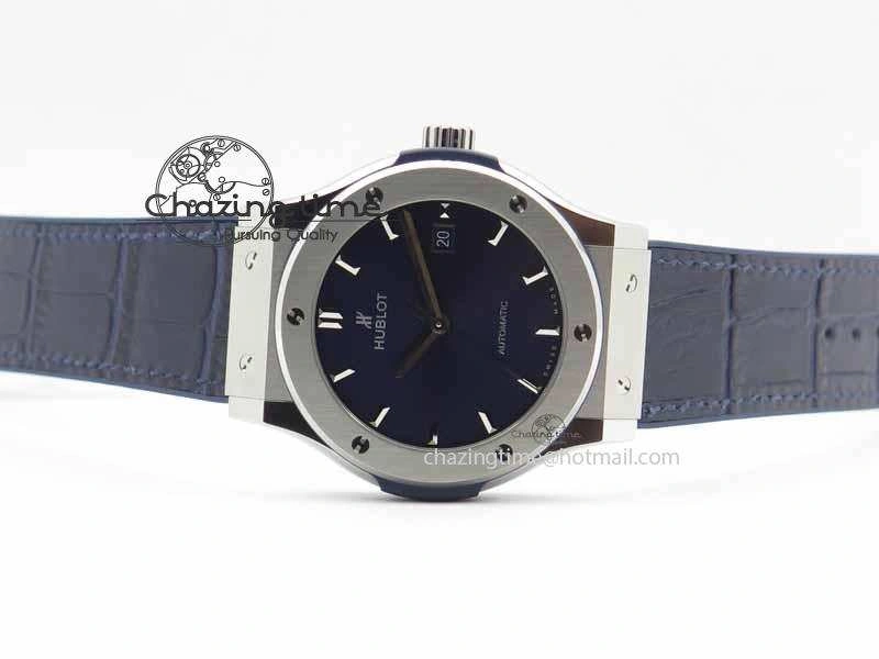 Fusion 42mm Titanium JJF 1:1 Best Edition Blue Dial On Gummy Strap A2892 V Youthful 6956