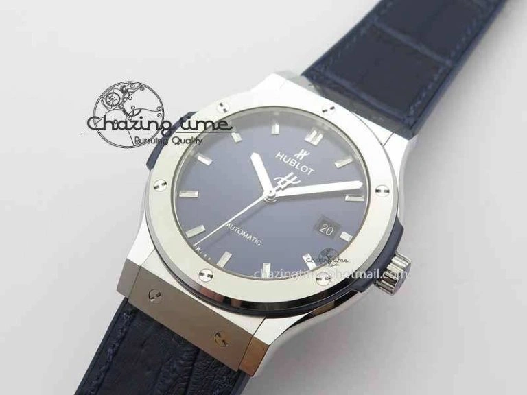 Fusion 42mm Titanium JJF 1:1 Best Edition Blue Dial On Gummy Strap A2892 V Youthful 6956