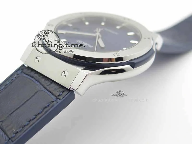 Fusion 42mm Titanium JJF 1:1 Best Edition Blue Dial On Gummy Strap A2892 V Youthful 6956