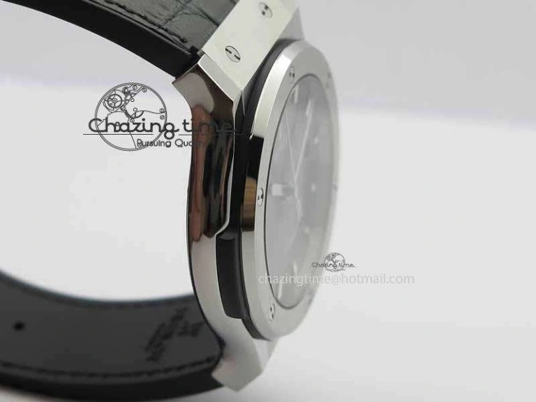 Fusion 42mm Titanium JJF 1:1 Best Edition Gray Dial On Gummy Strap A2892 V Soft 6957