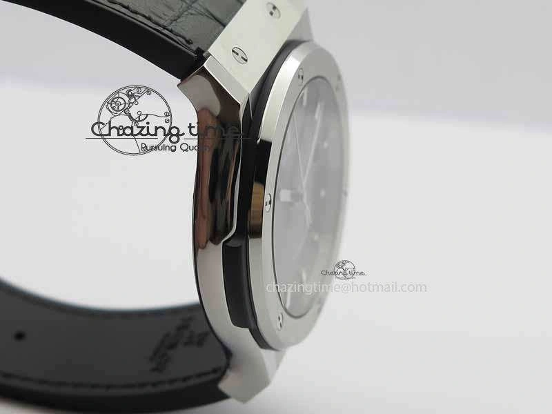 Fusion 42mm Titanium JJF 1:1 Best Edition Gray Dial On Gummy Strap A2892 V Soft 6957