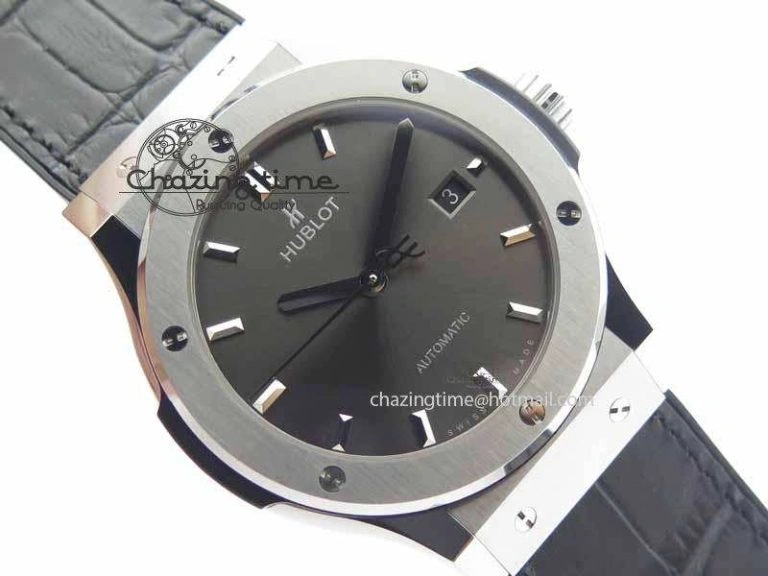 Fusion 42mm Titanium JJF 1:1 Best Edition Gray Dial On Gummy Strap A2892 V Soft 6957