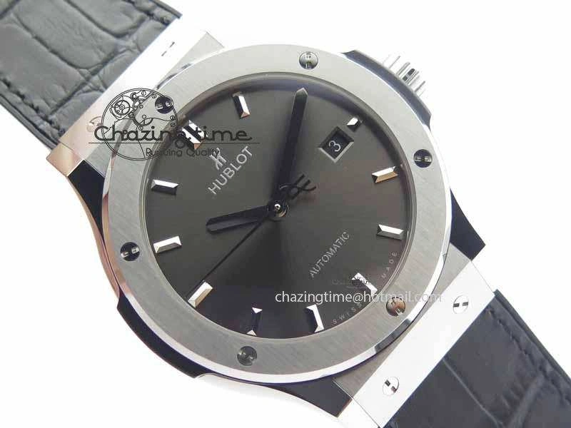 Fusion 42mm Titanium JJF 1:1 Best Edition Gray Dial On Gummy Strap A2892 V Soft 6957