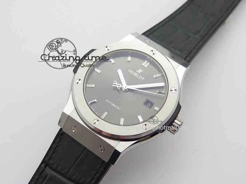 Fusion 42mm Titanium JJF 1:1 Best Edition Gray Dial On Gummy Strap A2892 V Soft 6957