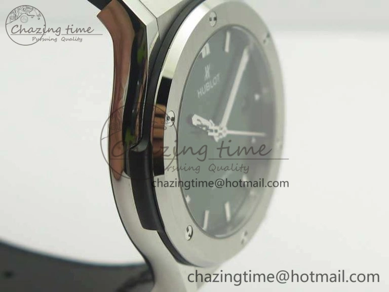 Fusion 42mm Titanium JJF 1:1 Best Edition Green Dial On Gummy Strap A2892 V BestValue 6905