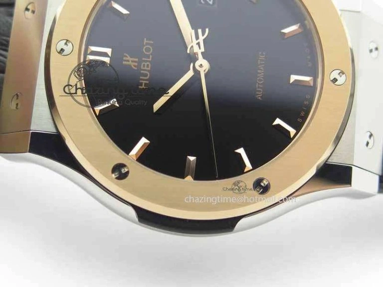 Affordable Fusion 42mm Titanium JJF 1:1 Best Edition RG Bezel Black Dial On Gummy Strap A 6952