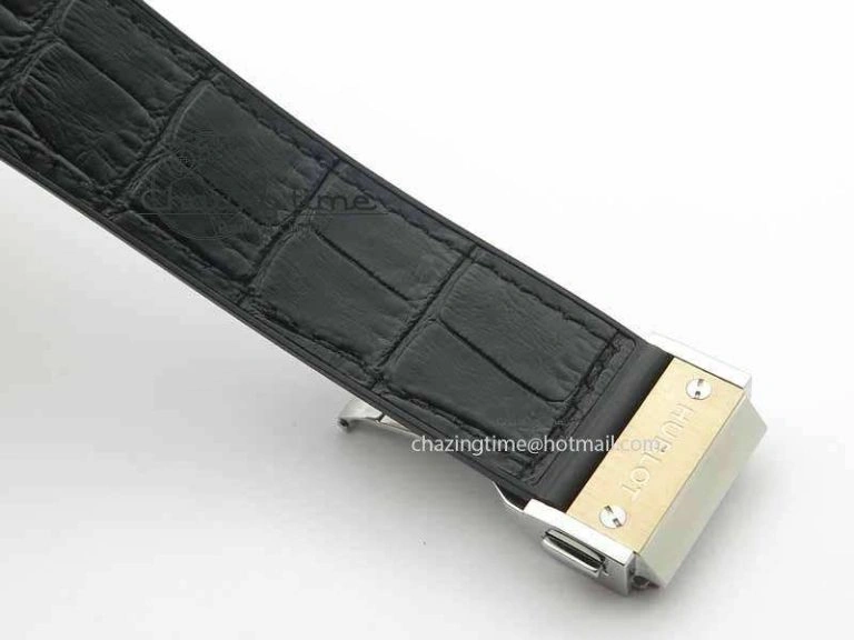 Affordable Fusion 42mm Titanium JJF 1:1 Best Edition RG Bezel Black Dial On Gummy Strap A 6952