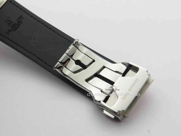 Affordable Fusion 42mm Titanium JJF 1:1 Best Edition RG Bezel Black Dial On Gummy Strap A 6952