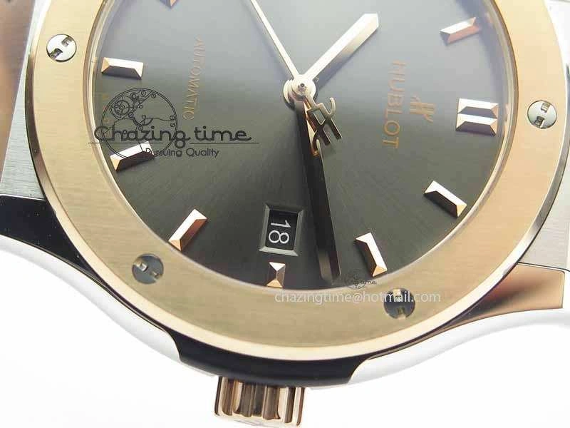 Versatile Fusion 42mm Titanium JJF 1:1 Best Edition RG Bezel Gray Dial On Gummy Strap A 6954
