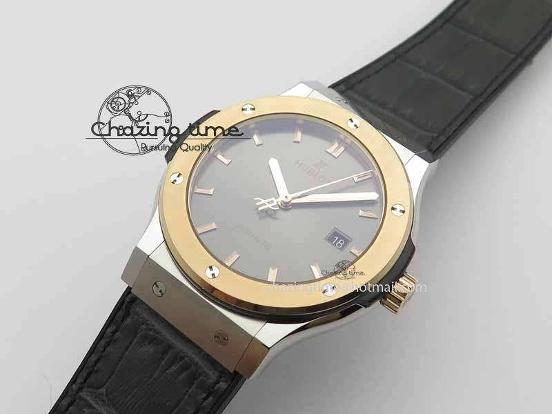 Versatile Fusion 42mm Titanium JJF 1:1 Best Edition RG Bezel Gray Dial On Gummy Strap A 6954