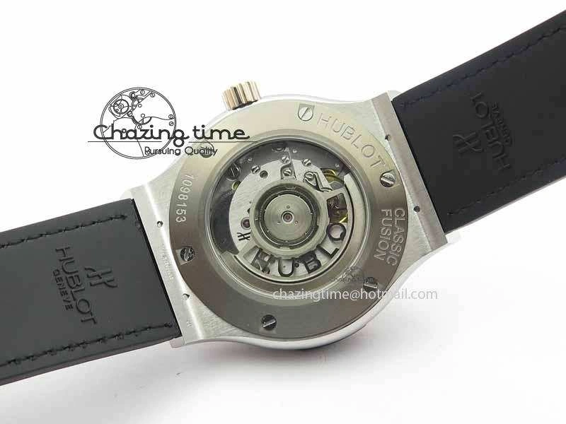 Versatile Fusion 42mm Titanium JJF 1:1 Best Edition RG Bezel Gray Dial On Gummy Strap A 6954