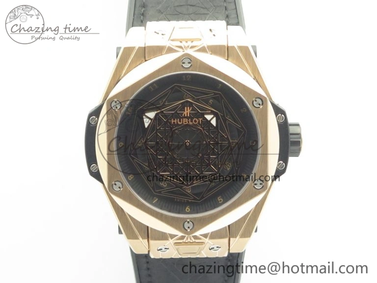 Versatile Fusion 42mm Titanium JJF 1:1 Best Edition RG Bezel Gray Dial On Gummy Strap A 6954