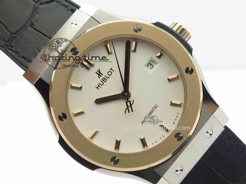 Fusion 42mm Titanium JJF 1:1 Best Edition RG Bezel White Dial On Gummy Strap A Functional 6953