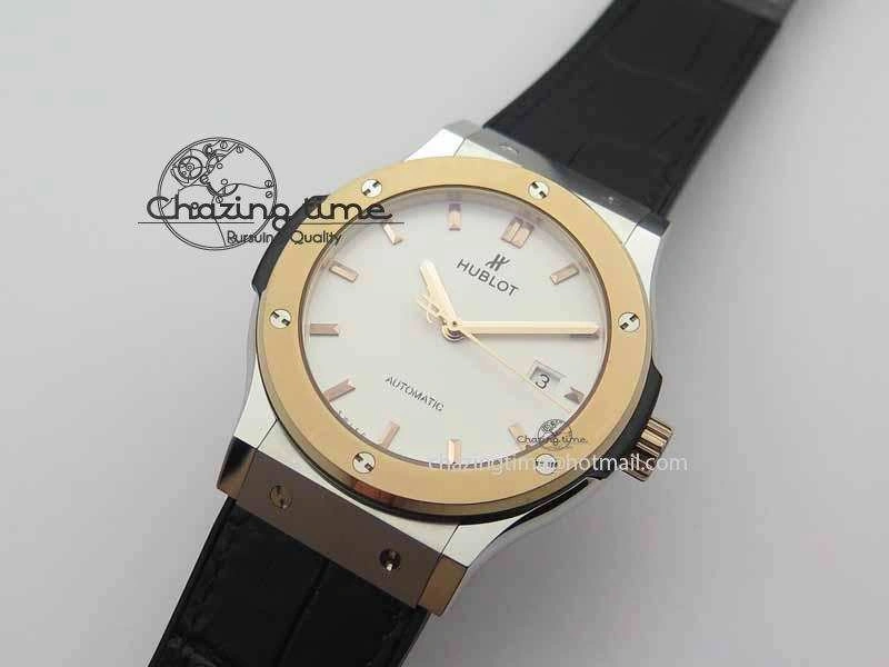 Fusion 42mm Titanium JJF 1:1 Best Edition RG Bezel White Dial On Gummy Strap A Functional 6953