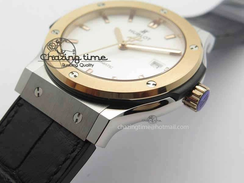 Fusion 42mm Titanium JJF 1:1 Best Edition RG Bezel White Dial On Gummy Strap A Functional 6953