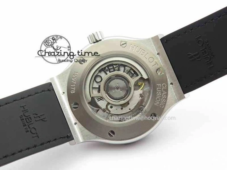 Fusion 42mm Titanium JJF 1:1 Best Edition White Dial On Gummy Strap A WaterResistant 6959