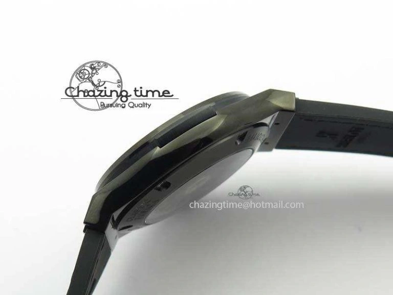 Fusion 45mm BLACK DLC Case TF Best Edition SKELETON FLYING TOURBILLION ComfortFit 6960