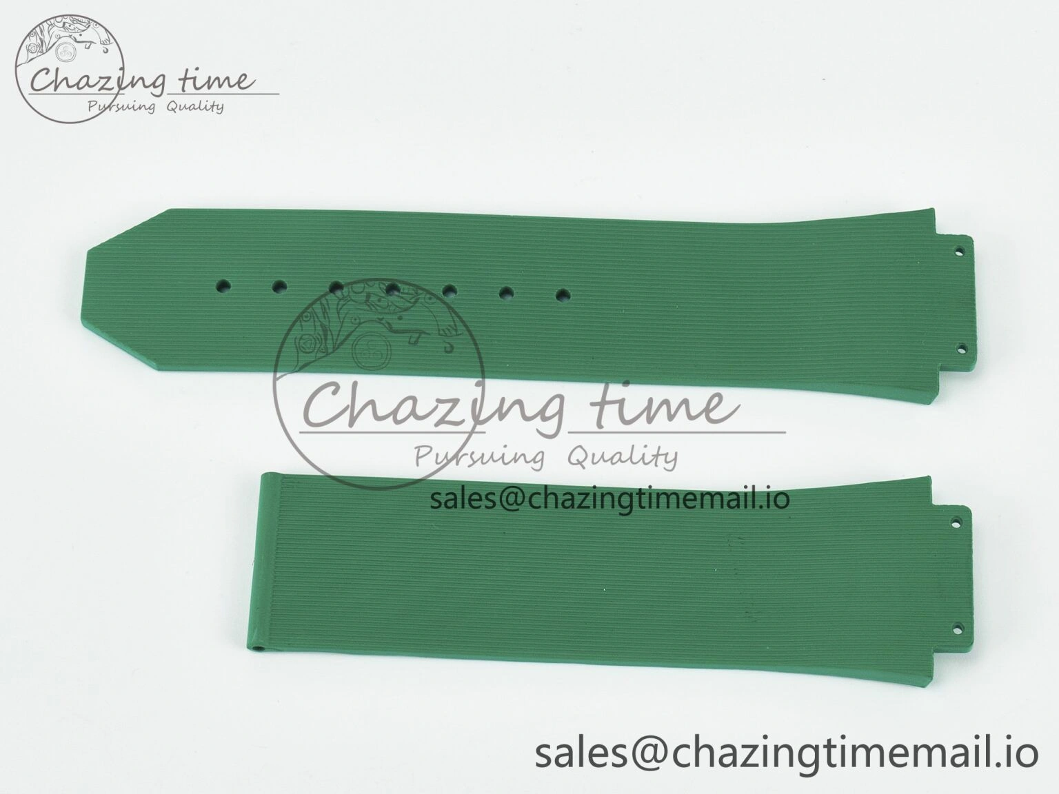 Supportive Fusion 45mm Best Edition Green Rubber Strap (Fits the Gen size) 4056