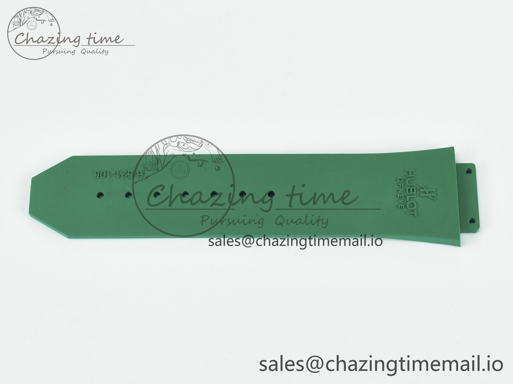 Supportive Fusion 45mm Best Edition Green Rubber Strap (Fits the Gen size) 4056