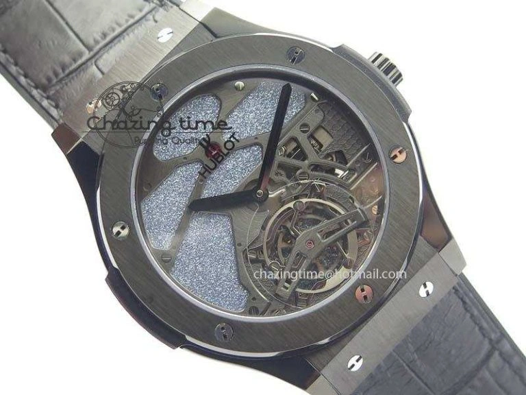 Fusion 45mm DLC CY Best Edition SKELETON FLYING TOURBILLION ZipUp 6964