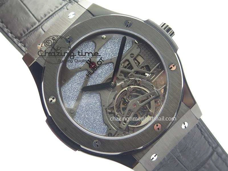 Fusion 45mm DLC CY Best Edition SKELETON FLYING TOURBILLION ZipUp 6964