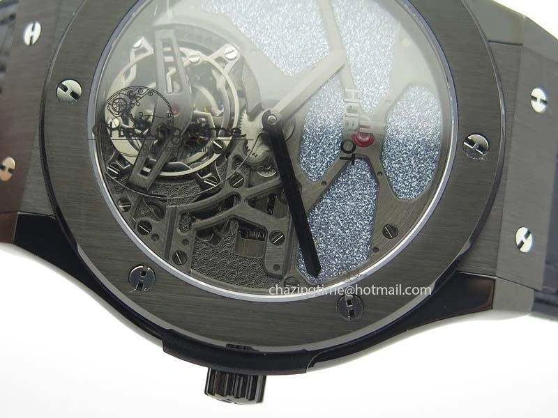 Fusion 45mm DLC CY Best Edition SKELETON FLYING TOURBILLION ZipUp 6964