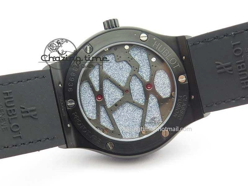Fusion 45mm DLC CY Best Edition SKELETON FLYING TOURBILLION ZipUp 6964
