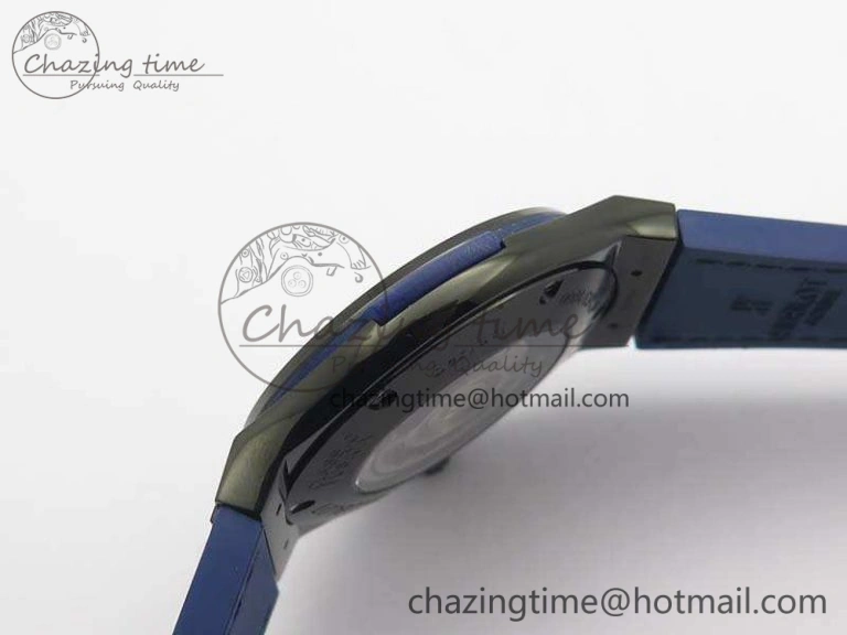 Reliable Fusion 45mm DLC SRF Best Edition Blue Dial On Gummy Strap A 6941