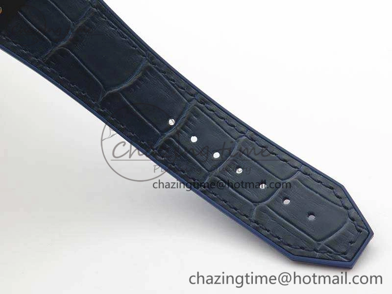 Reliable Fusion 45mm DLC SRF Best Edition Blue Dial On Gummy Strap A 6941