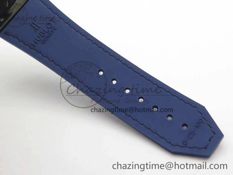 Reliable Fusion 45mm DLC SRF Best Edition Blue Dial On Gummy Strap A 6941