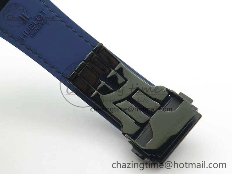 Reliable Fusion 45mm DLC SRF Best Edition Blue Dial On Gummy Strap A 6941