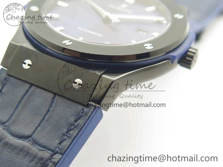 Reliable Fusion 45mm DLC SRF Best Edition Blue Dial On Gummy Strap A 6941