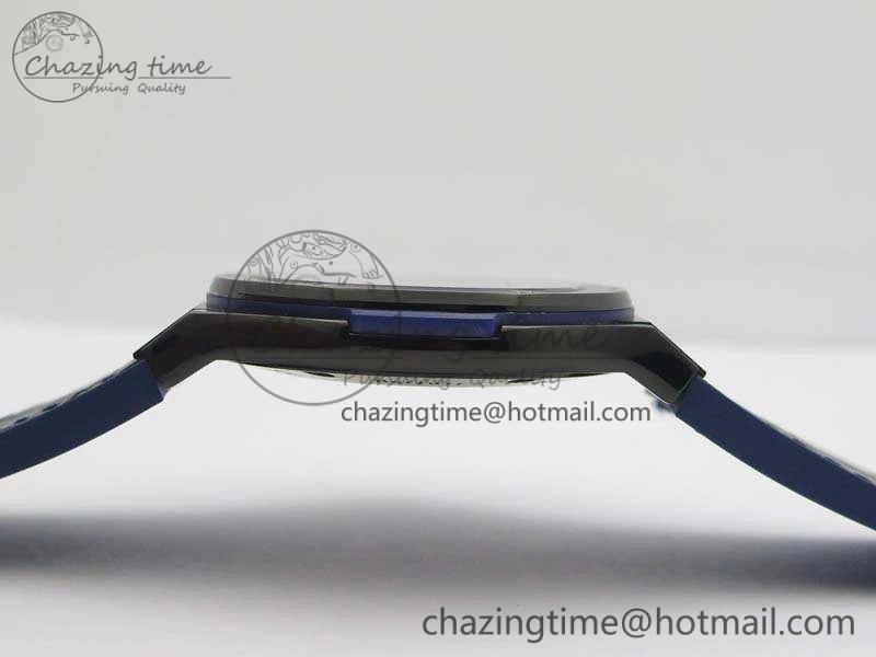 Reliable Fusion 45mm DLC SRF Best Edition Blue Dial On Gummy Strap A 6941