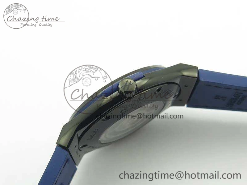 Reliable Fusion 45mm DLC SRF Best Edition Blue Dial On Gummy Strap A 6941