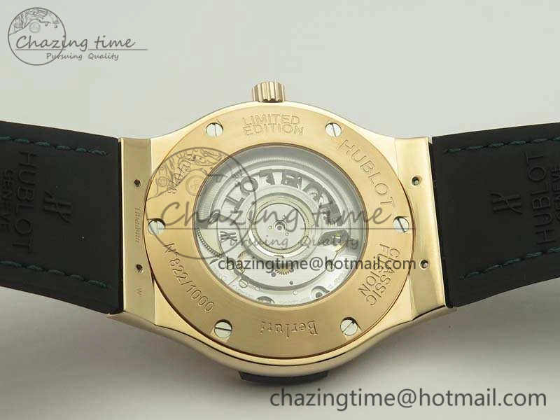 Snug Fusion 45mm RG Berluti Scritto SRF Best Edition Black Leather Dial On Gummy Strap A2892 V 6909