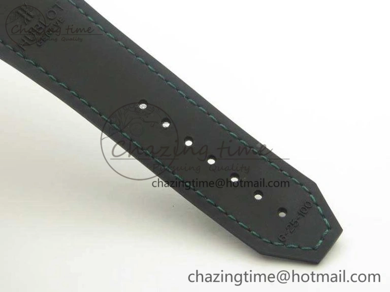 Snug Fusion 45mm RG Berluti Scritto SRF Best Edition Black Leather Dial On Gummy Strap A2892 V 6909