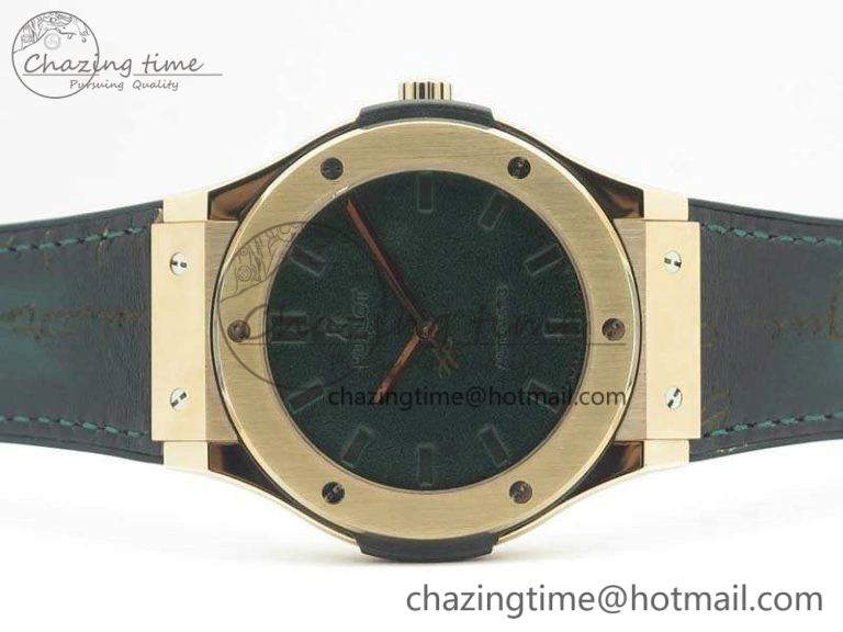 Snug Fusion 45mm RG Berluti Scritto SRF Best Edition Black Leather Dial On Gummy Strap A2892 V 6909