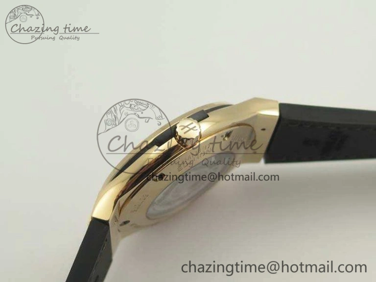 Supportive Fusion 45mm RG Berluti Scritto SRF Best Edition Brown Leather Dial On Gummy Strap A2892 V 6910