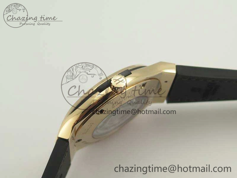 Supportive Fusion 45mm RG Berluti Scritto SRF Best Edition Brown Leather Dial On Gummy Strap A2892 V 6910