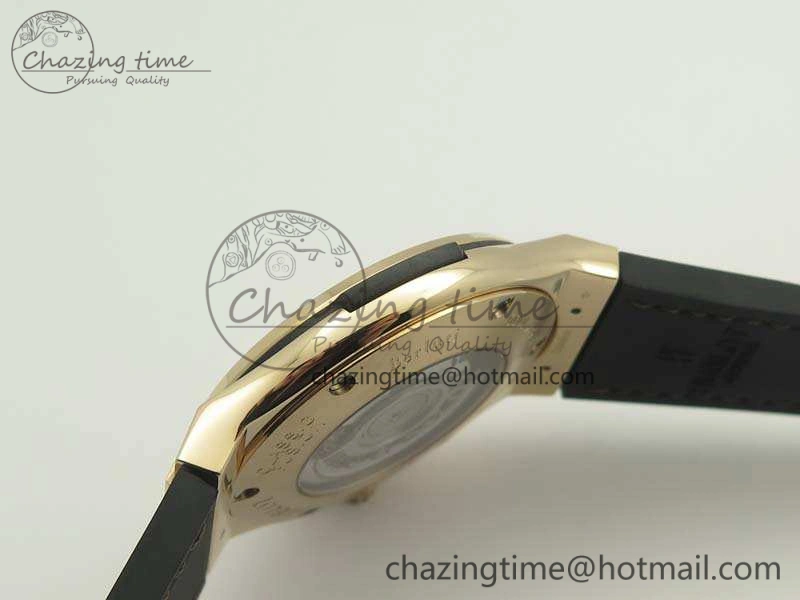 Supportive Fusion 45mm RG Berluti Scritto SRF Best Edition Brown Leather Dial On Gummy Strap A2892 V 6910