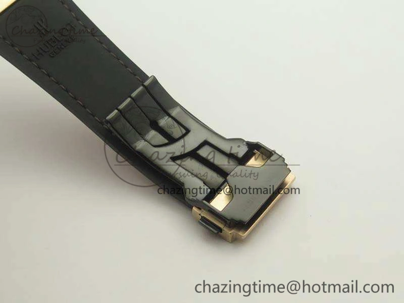 Supportive Fusion 45mm RG Berluti Scritto SRF Best Edition Brown Leather Dial On Gummy Strap A2892 V 6910