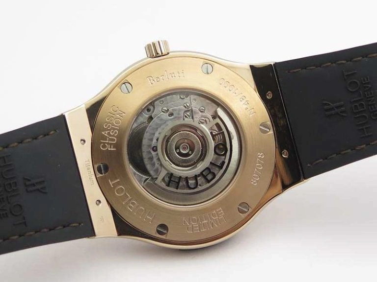 Youthful Fusion 45mm RG Berluti Scritto SRF Best Edition Brown Leather Dial On Gummy Strap A 6950