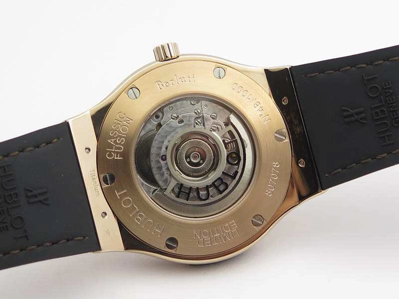 Youthful Fusion 45mm RG Berluti Scritto SRF Best Edition Brown Leather Dial On Gummy Strap A 6950