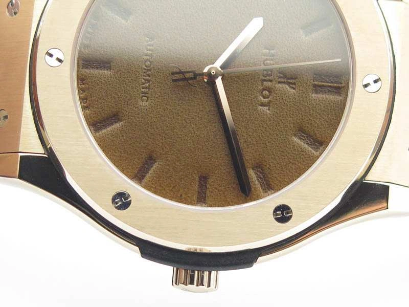Youthful Fusion 45mm RG Berluti Scritto SRF Best Edition Brown Leather Dial On Gummy Strap A 6950