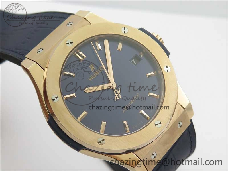 ZipUp Fusion 45mm RG WWF 1:1 Best Edition Blue Dial on Blue Gummy Strap A 6837