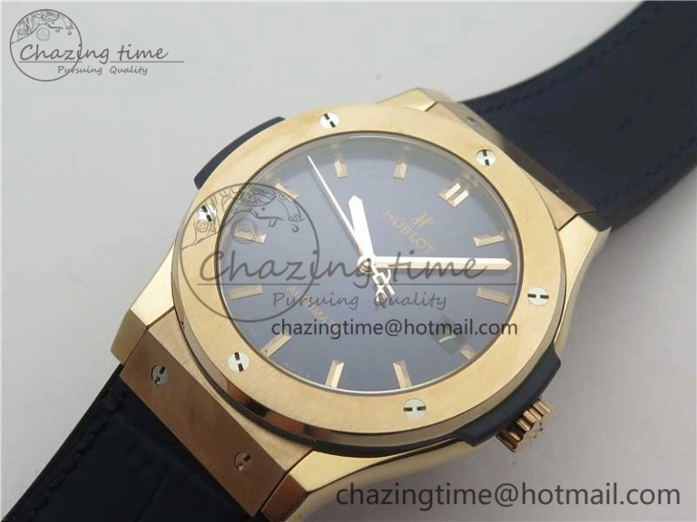 ZipUp Fusion 45mm RG WWF 1:1 Best Edition Blue Dial on Blue Gummy Strap A 6837